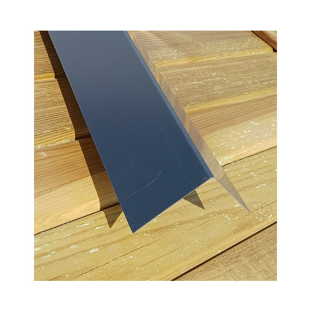 12m Ortgang  Eckblech anthrazit 6 x 6 cm ( 6 Stück zu 2,00m )