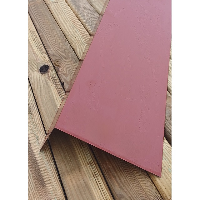 5,25m Ortgang  Eckblech oxidrot 20 x 10 cm