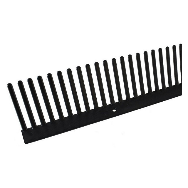 Traufenlüfterkamm  schwarz 55mm