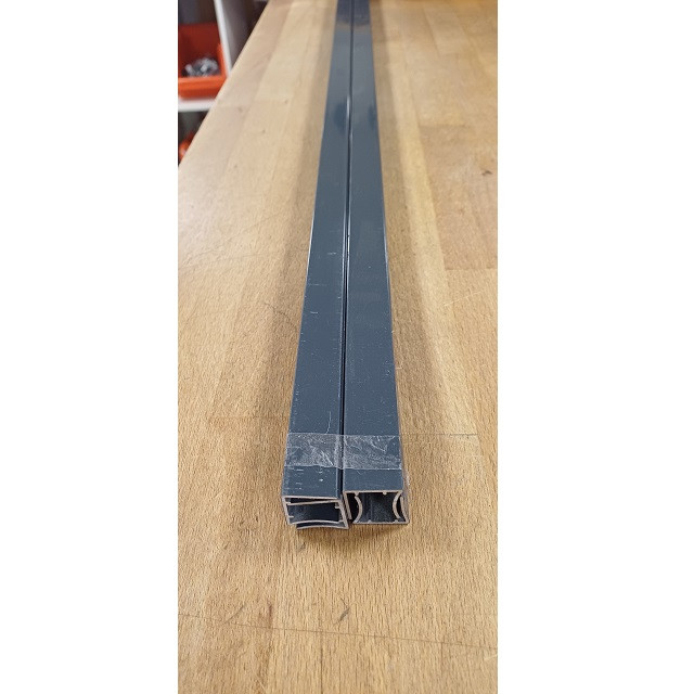 120cm ALU-U-Profil Kantenschutz anthrazit Sonderposten
