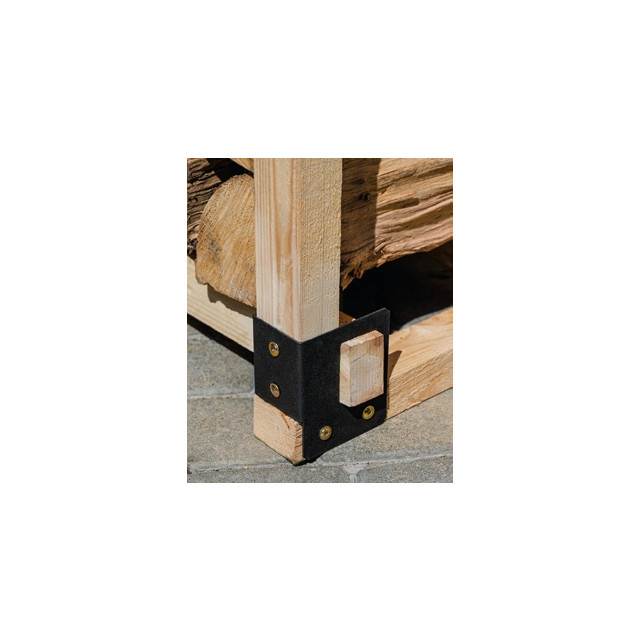 Brennholzhalterung / Kaminholzstapelhilfe
