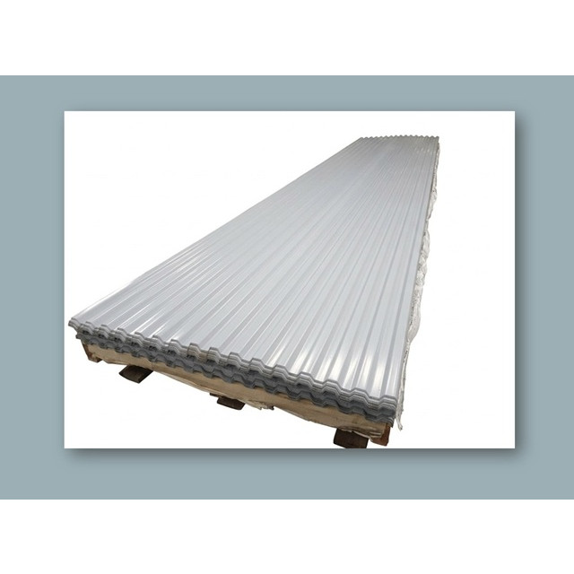 PVC Lichtplatte 70/18 opak - grau 5000x1090mm (m² 5,-€)