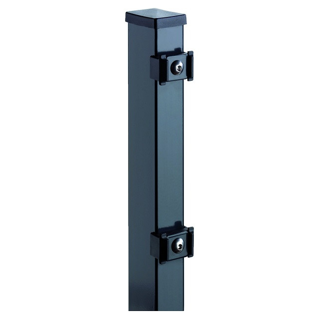 Basispfosten mit Klemmhalter 60x40x1800mm für 123er Zaunhöhe