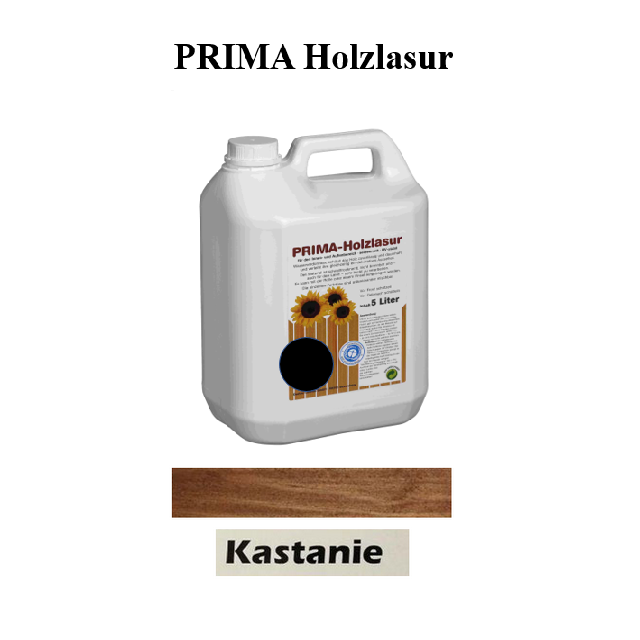 PRIMA Holzlasur *Kastanie* ~ 5 Liter Kanister