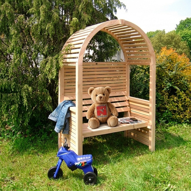 Sitzpergola Sitzbank Lärche